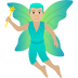 🧚🏼‍♂️ man fairy: medium-light skin tone display on JoyPixels